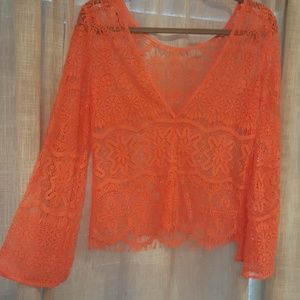 Zara Stunning lace blouse